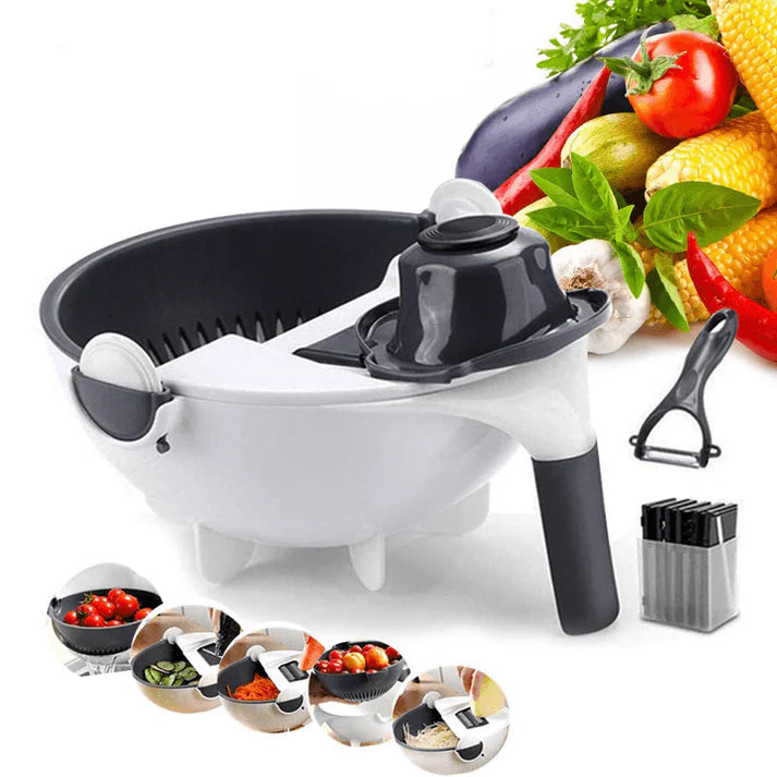 Hachoir Multifonction 9 en 1 – Performance et Précision en Cuisine