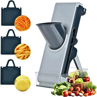 Mandoline de cuisine multifonctions avec lames interchangeables