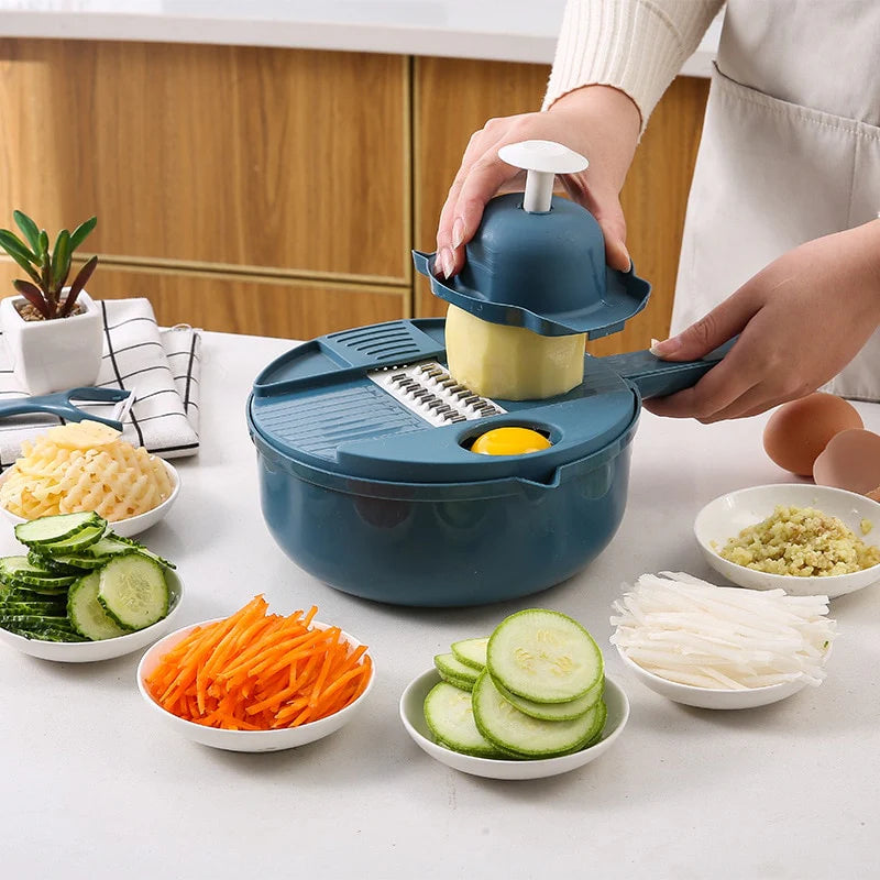 Coupe-Légumes Multifonctionnelles Pro 12 en 1