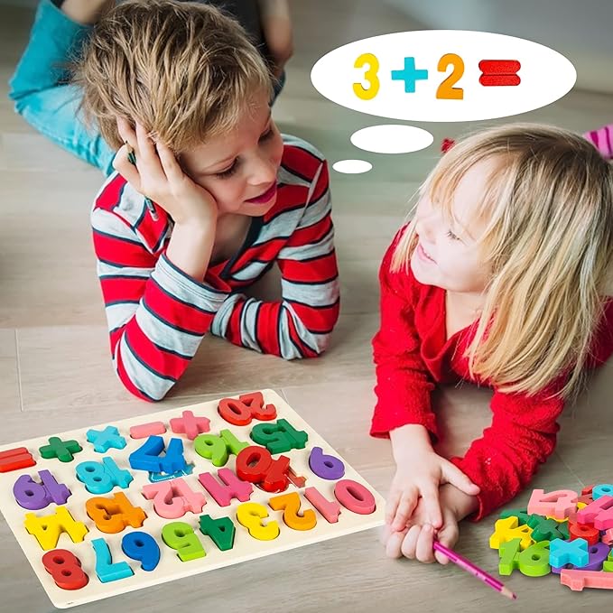 Puzzle Éducatif Alphabet + Chiffres pour Enfants (3 à 10 ans)