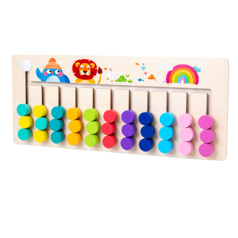 LogicColor™- Jeu de Logique en Bois