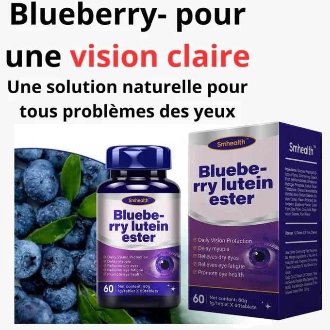 Blueberry Lutein Ester™-Soins Complets des Yeux pour une Vue Claire