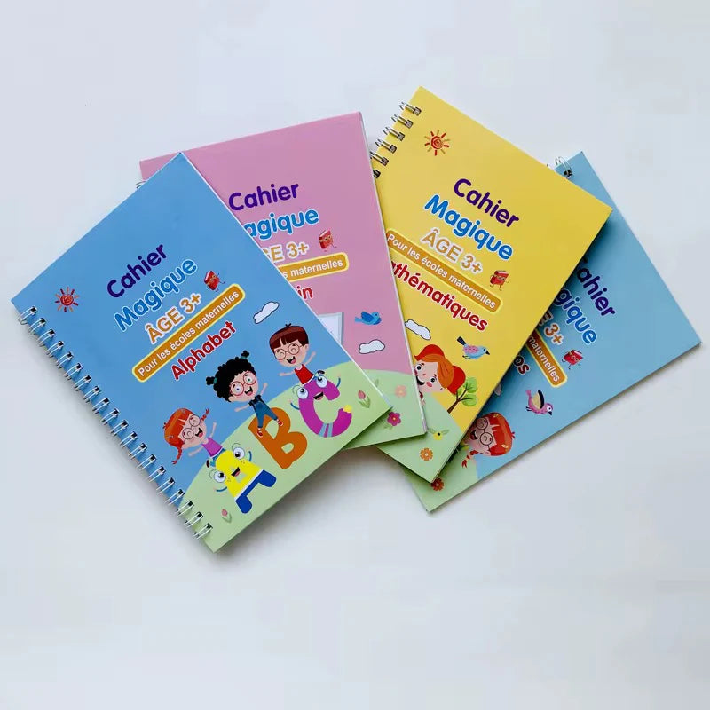 4 Cahiers Magiques - Apprendre en S’amusant !