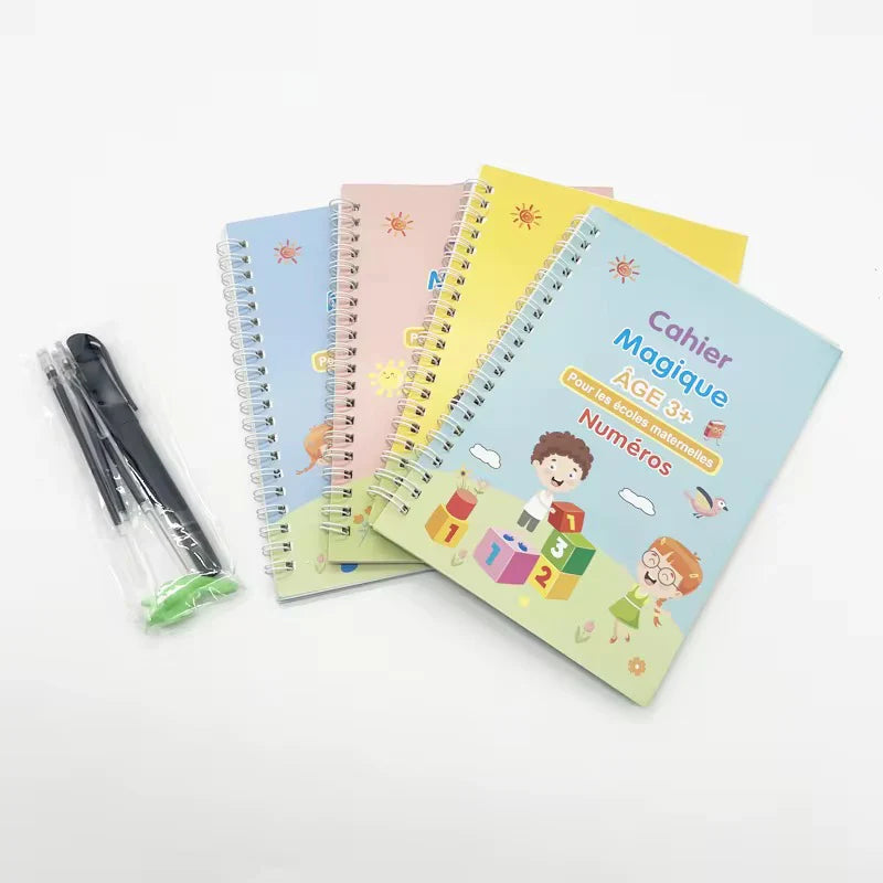 4 Cahiers Magiques - Apprendre en S’amusant !