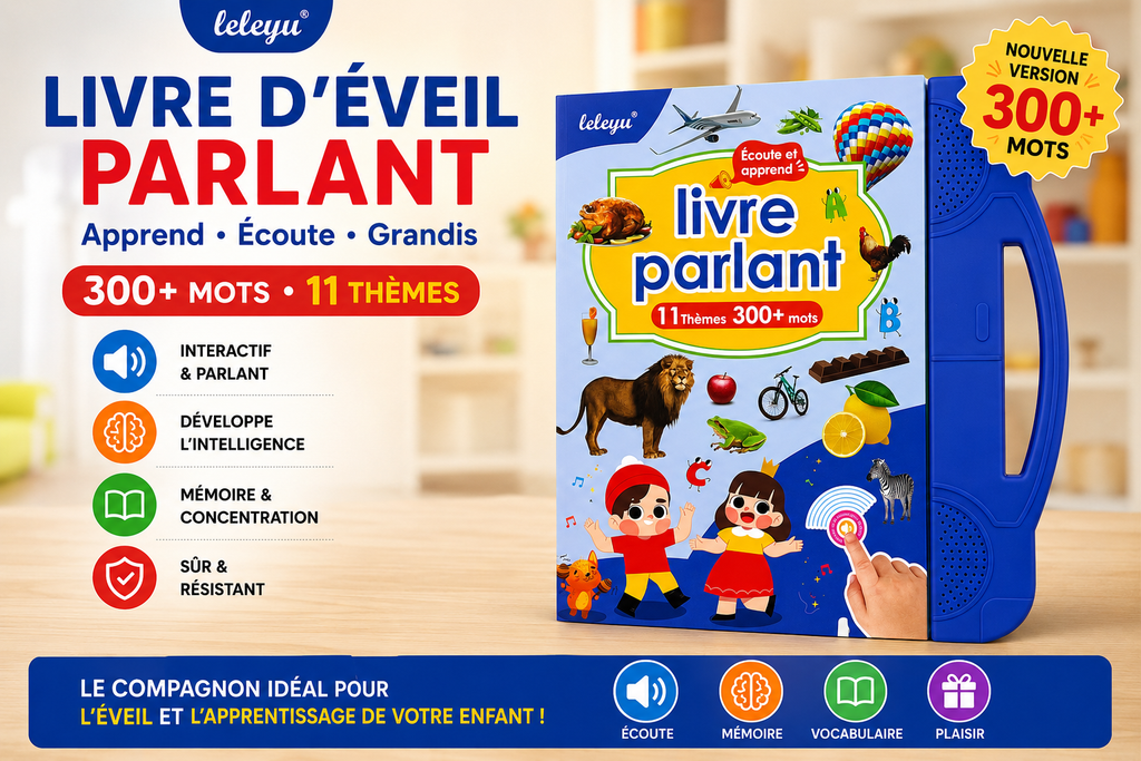 Mon Livre Interactif Bilingue (Français / Anglais) – Dès 3 Ans 300 mots