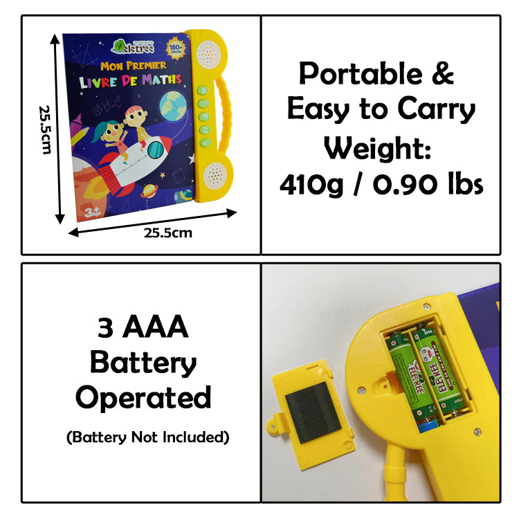 Livre de Mathématiques Sonore pour Enfants