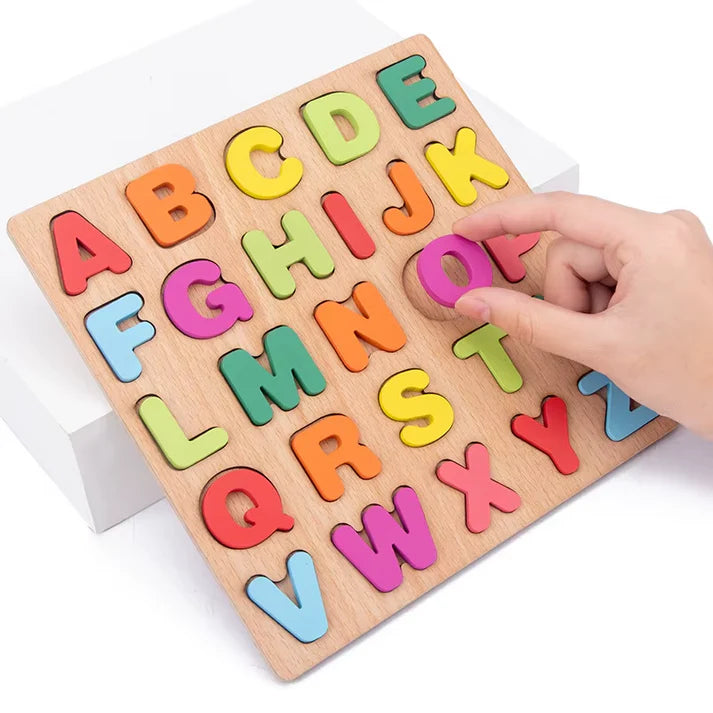Puzzle Éducatif Alphabet + Chiffres pour Enfants (3 à 10 ans)