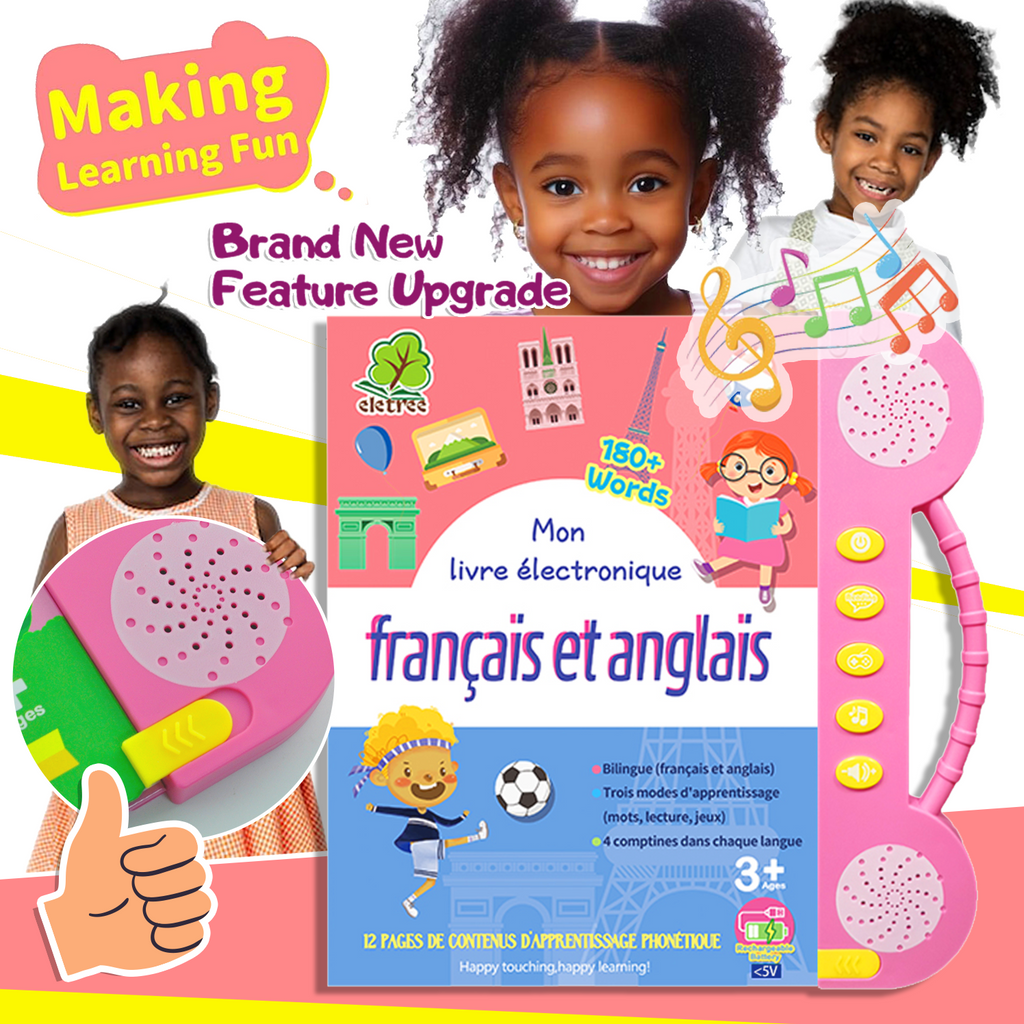Mon Livre Interactif Bilingue (Français / Anglais) – Dès 3 Ans