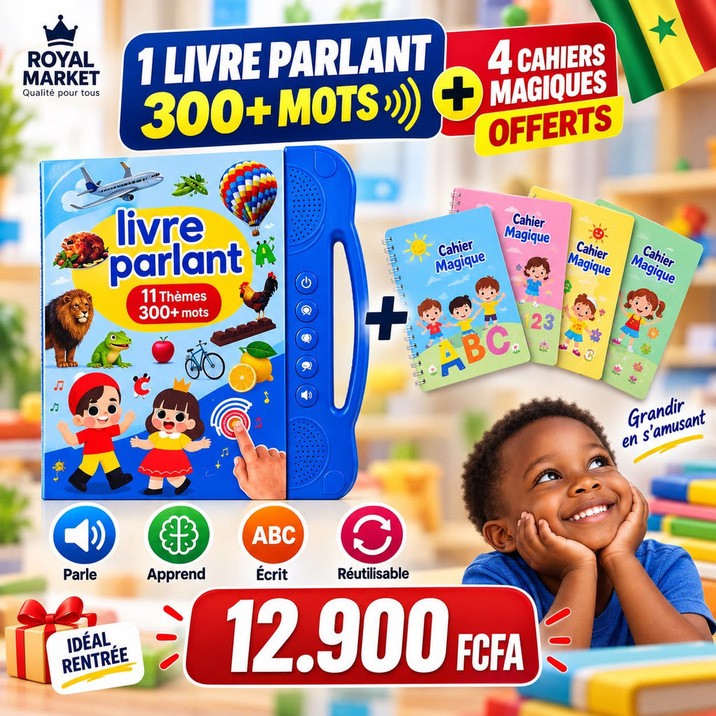 Mon Livre Interactif Bilingue (Français / Anglais) – Dès 3 Ans 300 mots