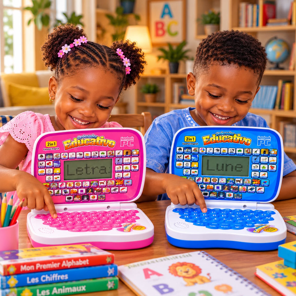 Mini ordinateur - jouet éducatif en français pour enfant à partir de 3 ans