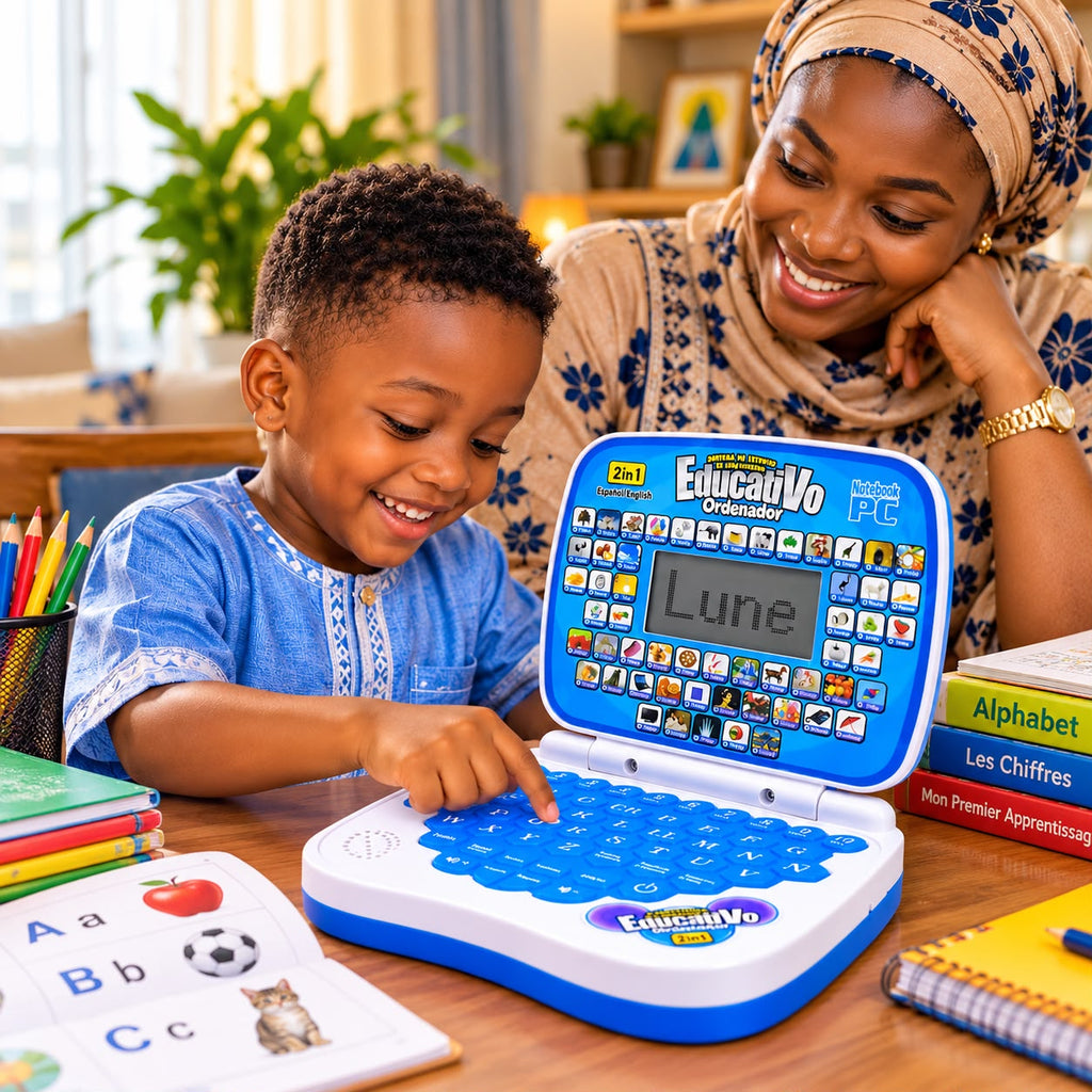 Mini ordinateur - jouet éducatif en français pour enfant à partir de 3 ans