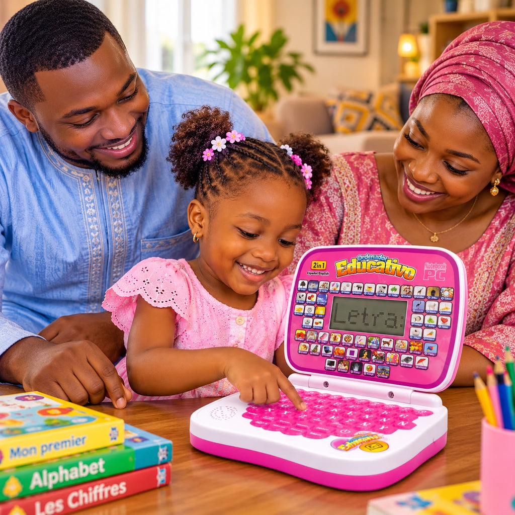 Mini ordinateur - jouet éducatif en français pour enfant à partir de 3 ans