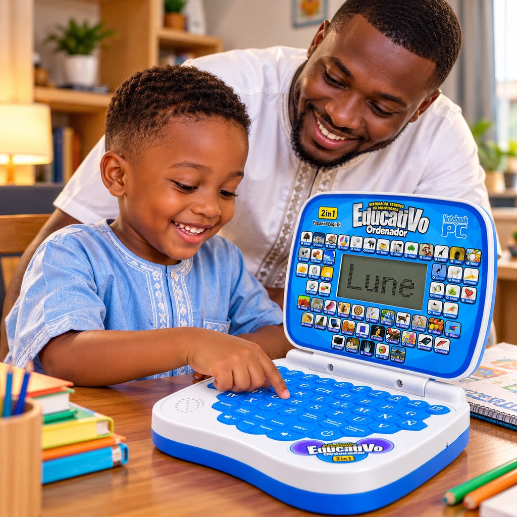 Mini ordinateur - jouet éducatif en français pour enfant à partir de 3 ans